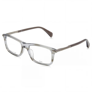 Rag & Bone Rnb7050 Gray Rectangle Eyeglasses for Men, Acetate frame