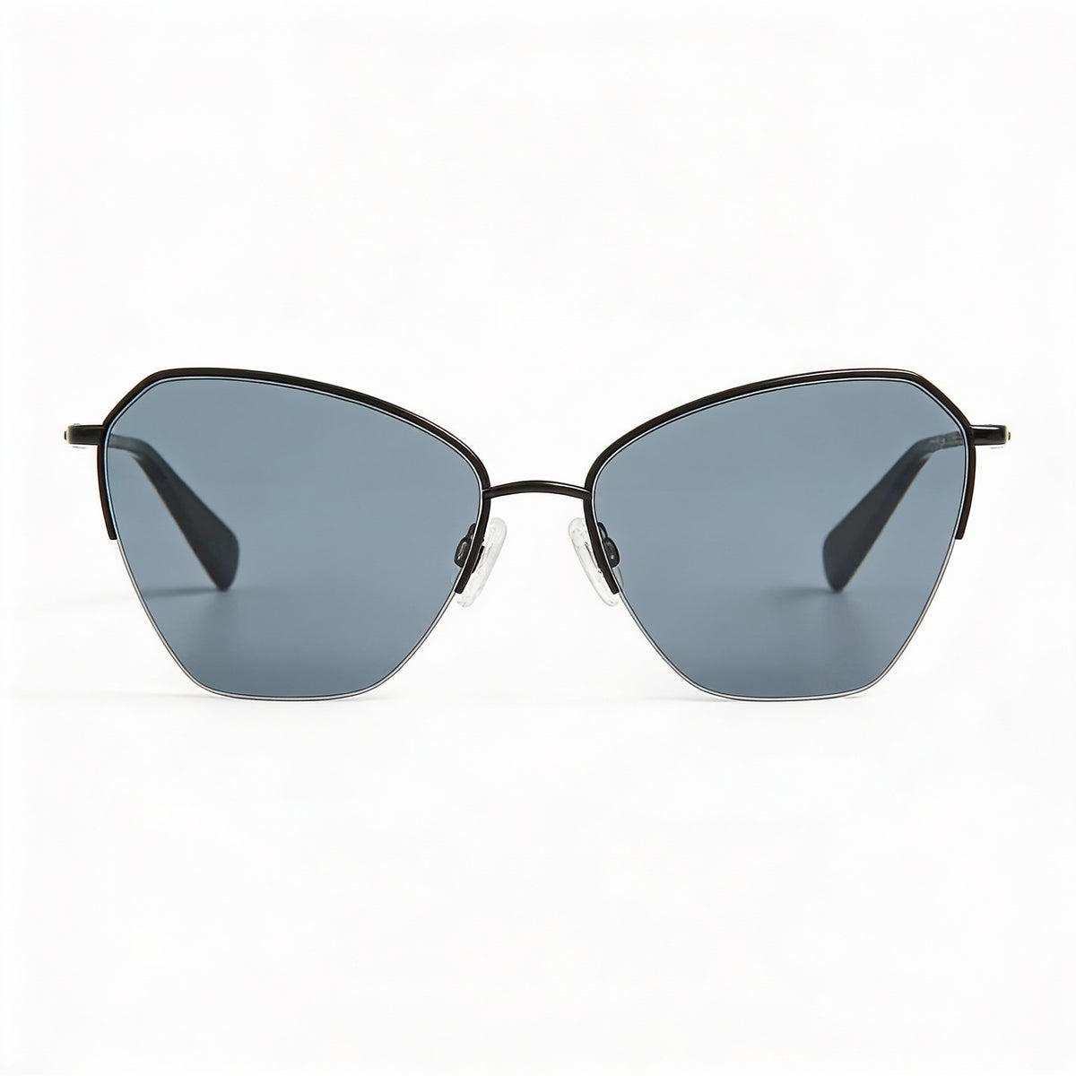 Gafas de sol Rag & Bone RNB1070/G/S de ojo de gato en negro mate para mujer, 58 mm, Photo 2