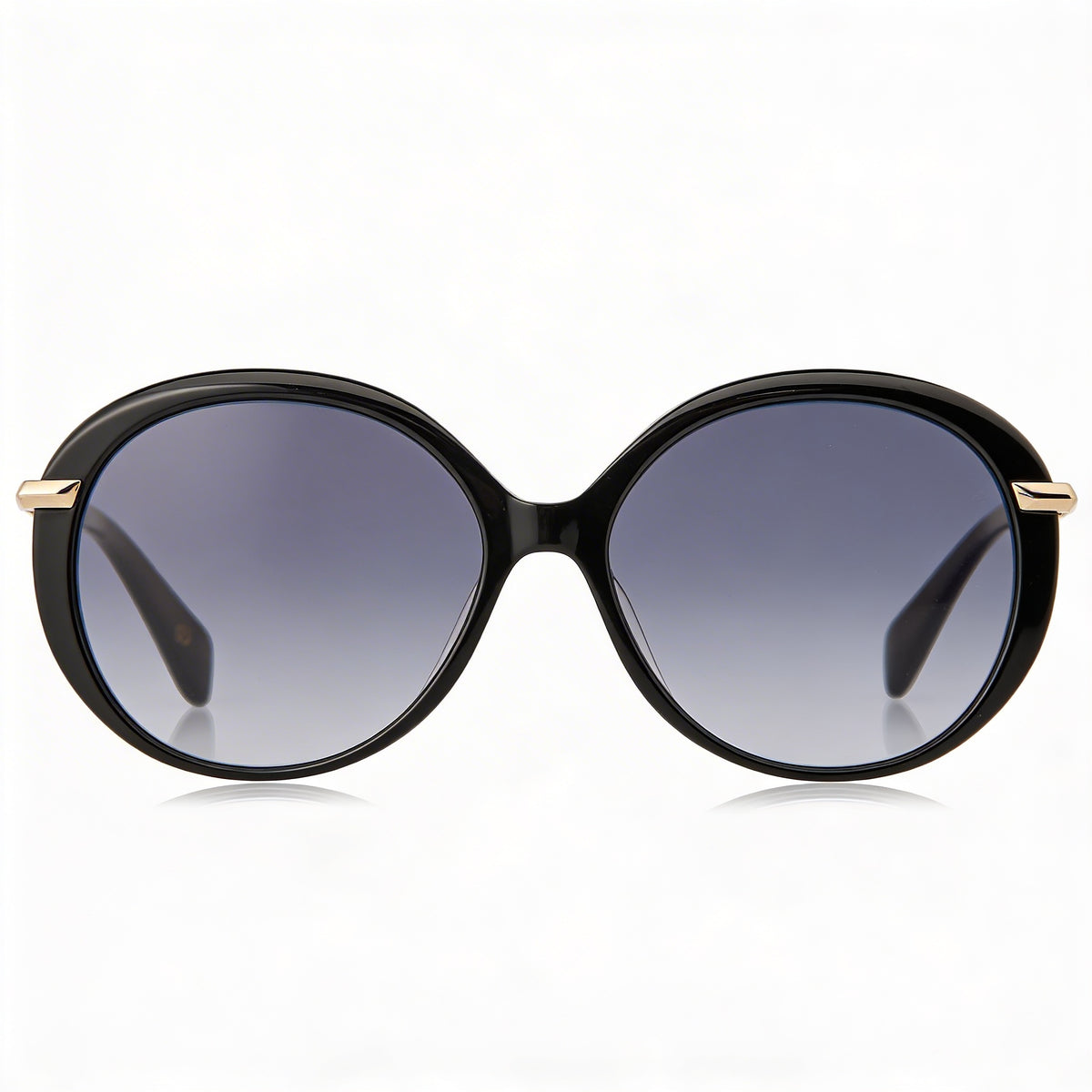 Gafas de sol rectangulares Rag & Bone negras/grises para mujer, 56 mm, Photo 3
