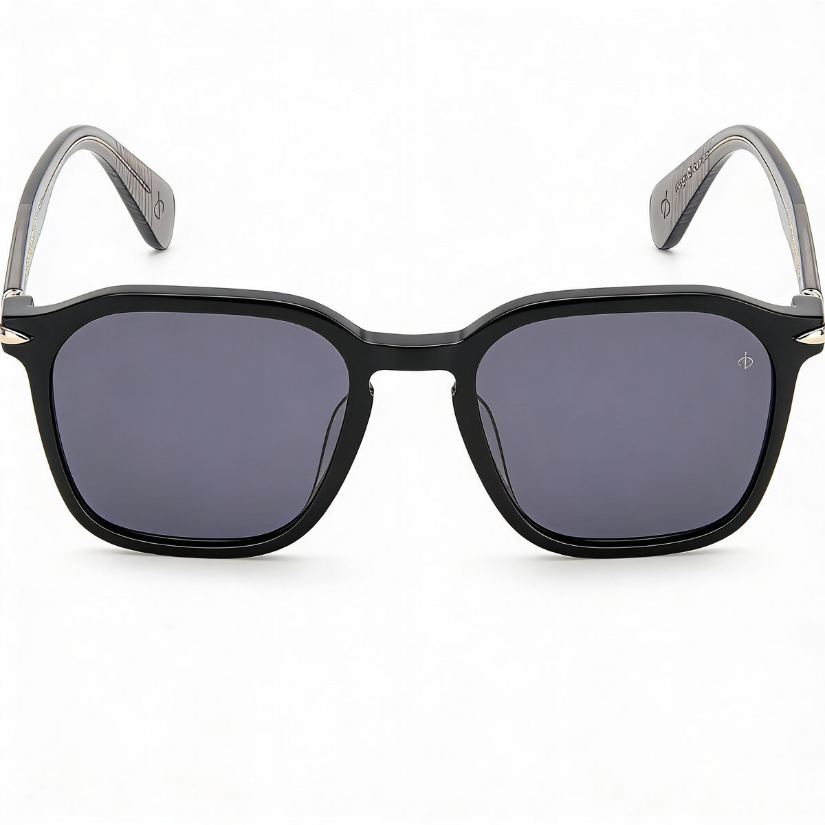 Gafas de sol cuadradas negras clásicas Rag & Bone RNB5043/S para mujer, 52 mm, Photo 2