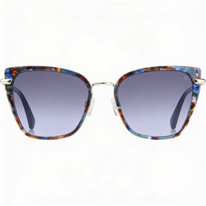 Rag & Bone Classic Rectangle Sunglasses for Women — front view, Plastic frame
