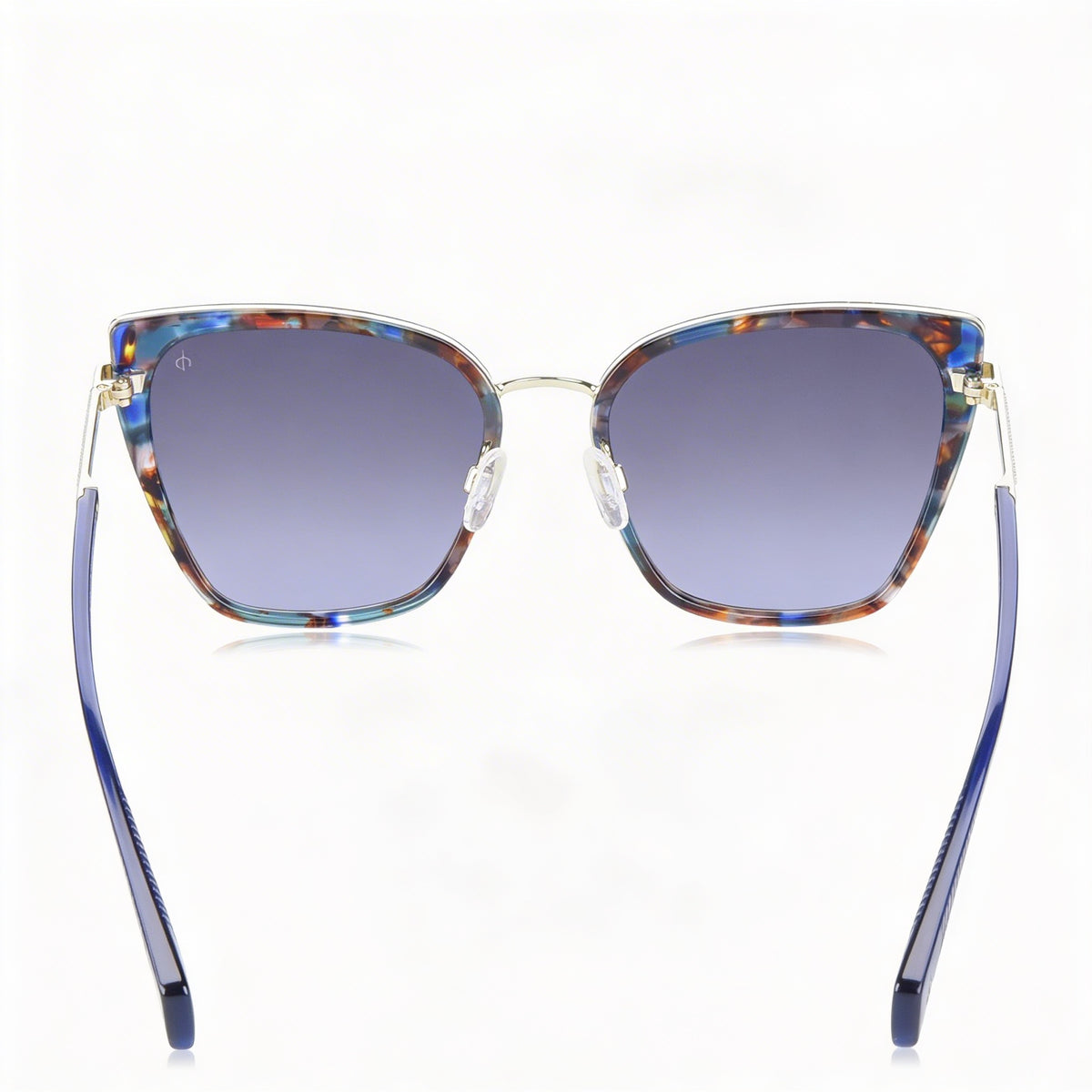 Rag & Bone Classic Blue Havana Rectangle Sunglasses for Women, 56mm, Photo 4