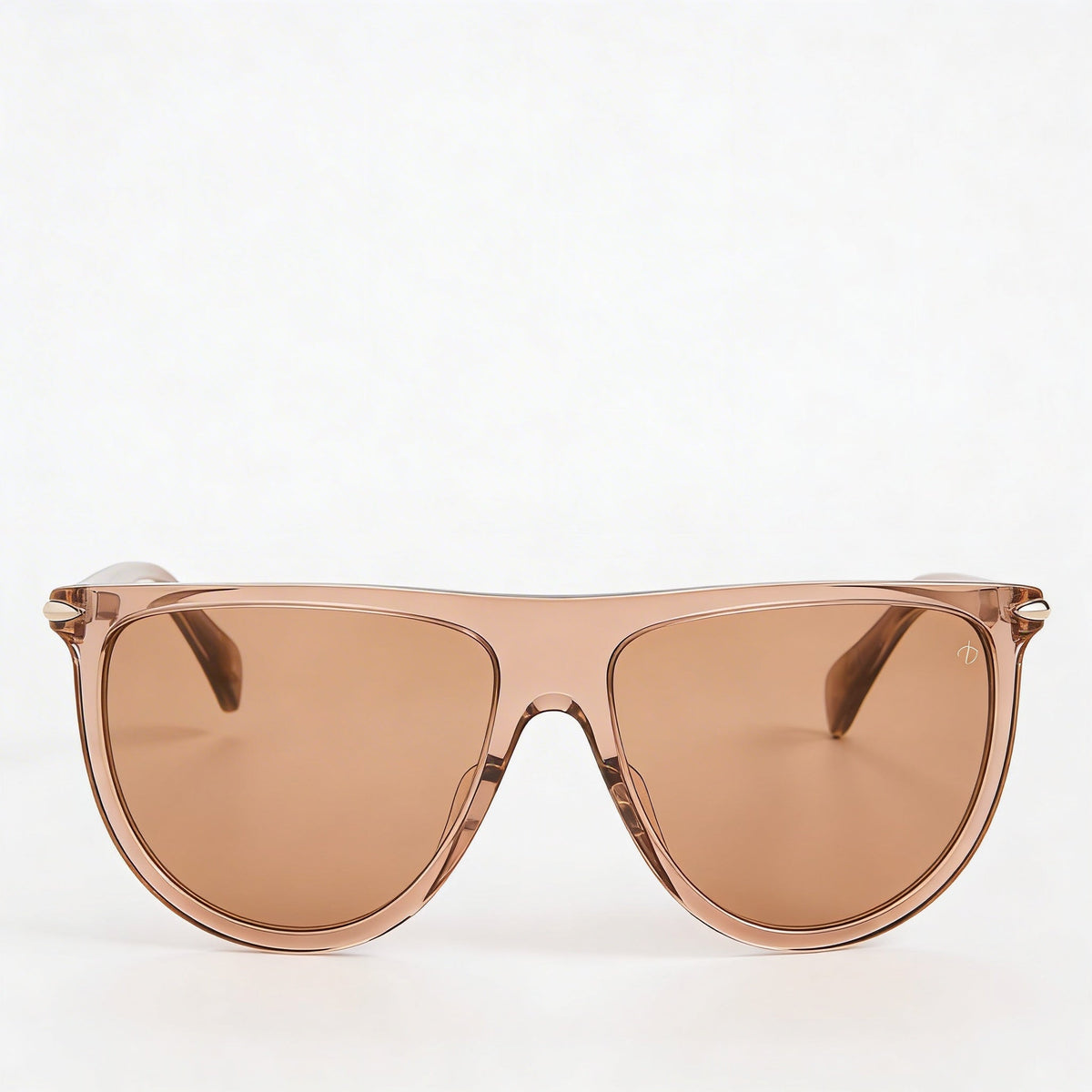 Rag & Bone Classic Brown Aviator Sunglasses for Women, 57mm, Photo 2
