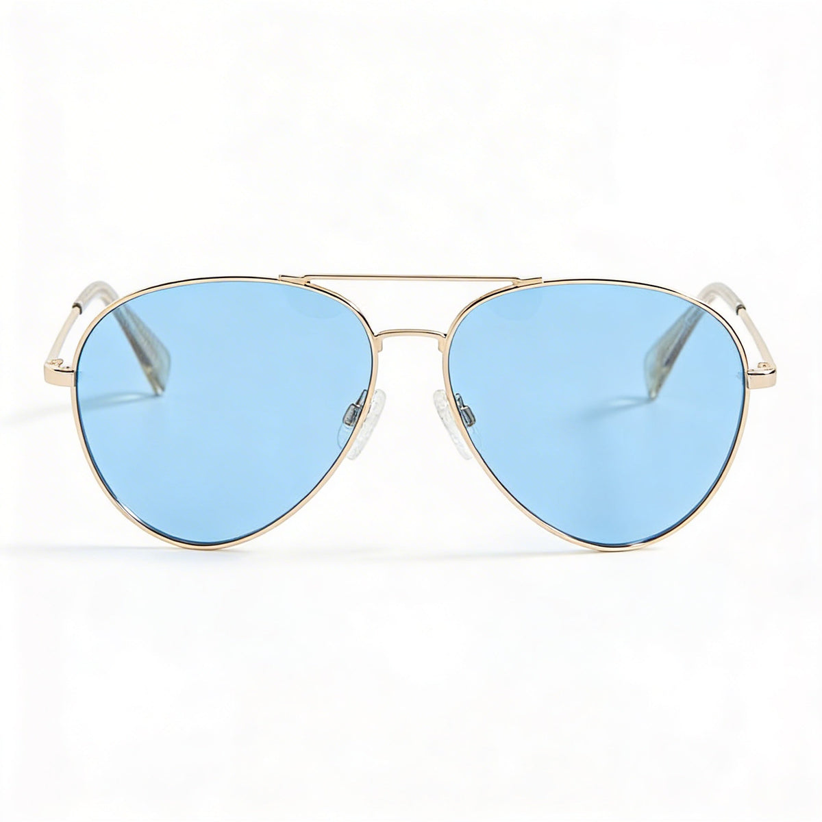 Rag & Bone Gold Beige Aviator Sunglasses for Women, 54mm, Photo 2