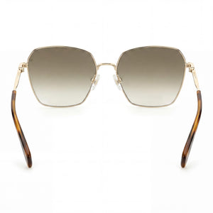 Rag & Bone Square Sunglasses for Women — interior view, Non-Polarized lens detail