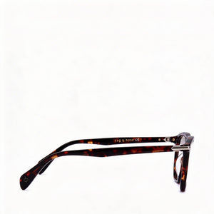 Rag & Bone Rectangle Eyeglasses for Men — front view, Acetate