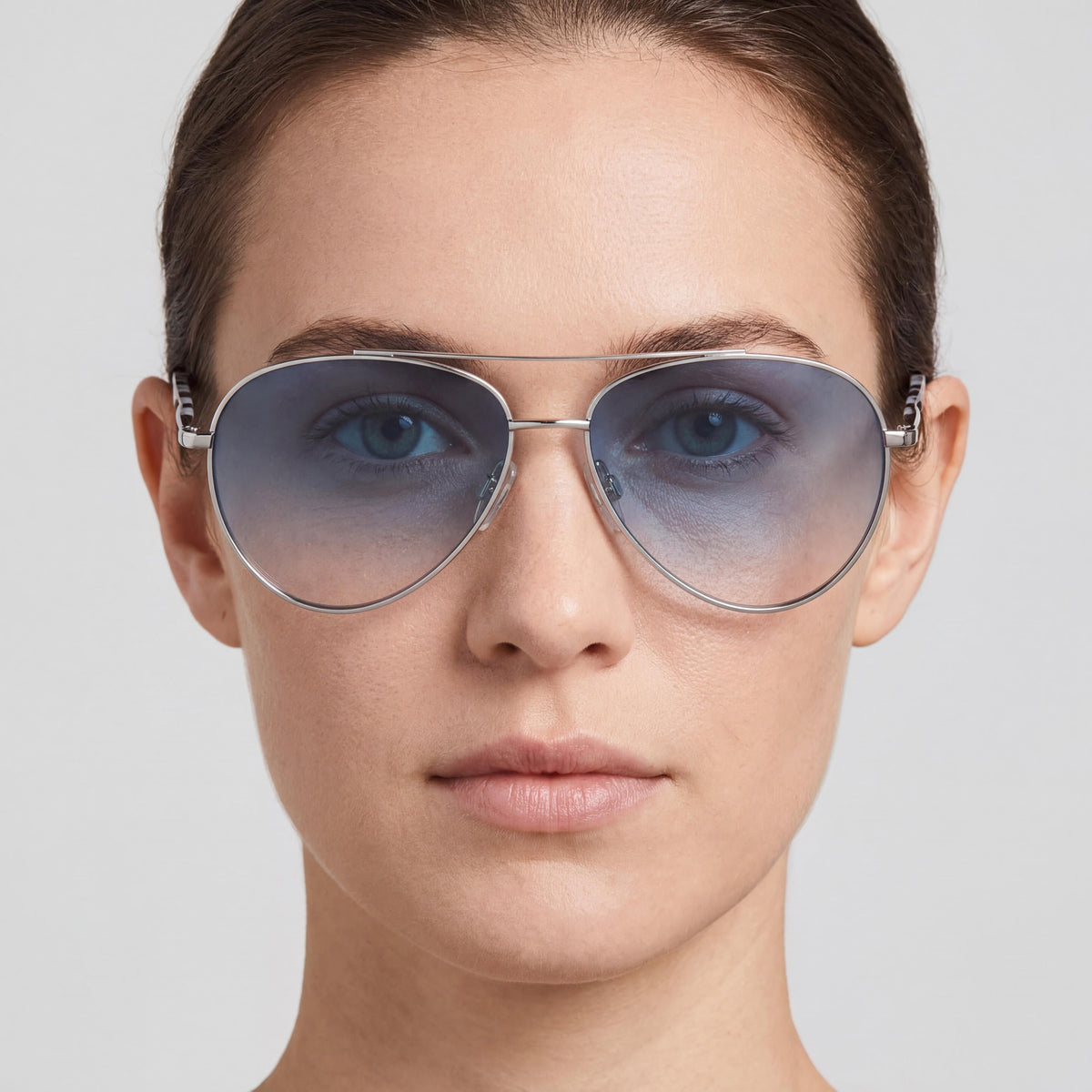 Rag & Bone Modern Palladium Aviator Sunglasses for Women, 58mm, Photo 5