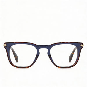 Rag & Bone Modern Square Eyeglasses for Unisex — front view, Acetate
