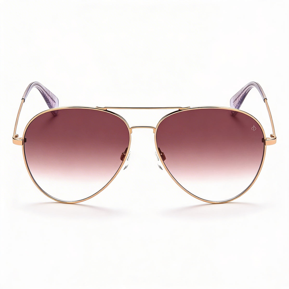 Rag & Bone Modern Red Gold/Pink Aviator Sunglasses for Women, 59mm, Photo 2