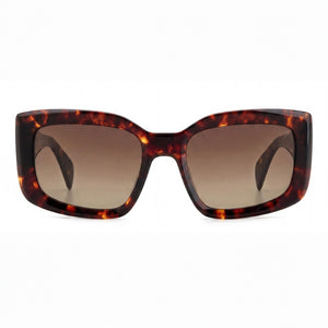 Rag & Bone Modern Rectangle Sunglasses for Women — front view, Acetate frame