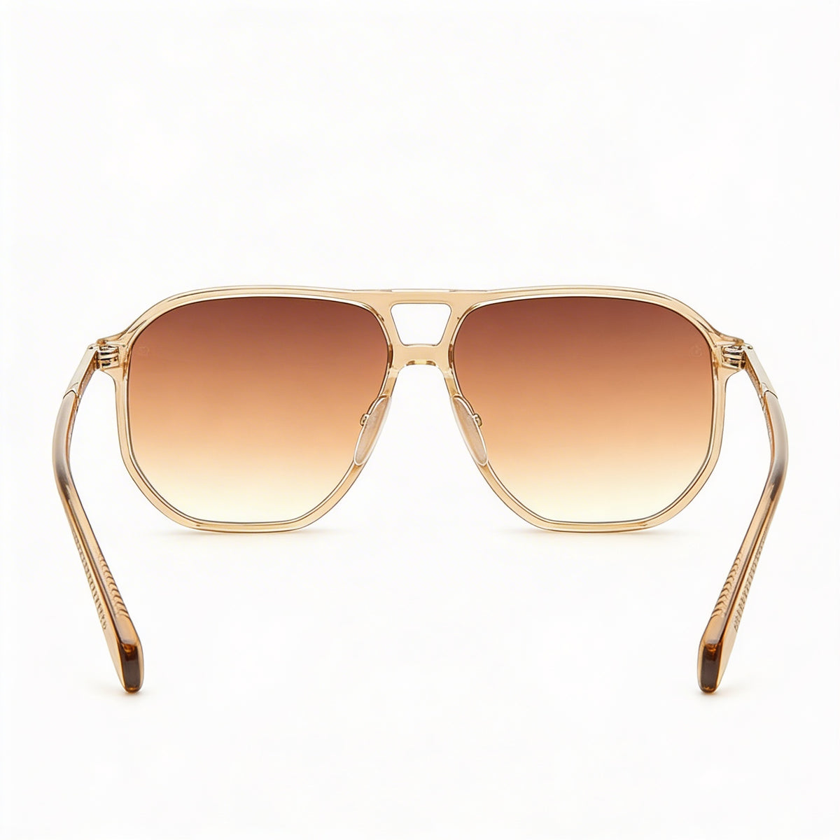 Gafas de sol rectangulares para mujer Rag & Bone Modern Heritage en color beige, 58 mm, Photo 2