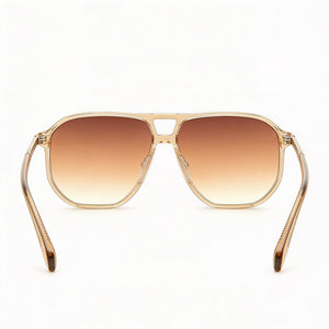 Rag & Bone Modern Heritage Rectangle Sunglasses for Women — front view, Acetate frame