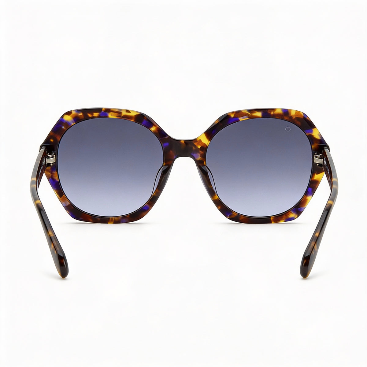Gafas de sol cuadradas para mujer Rag & Bone Havana azul/marrón con lentes grises, 55 mm, Photo 2