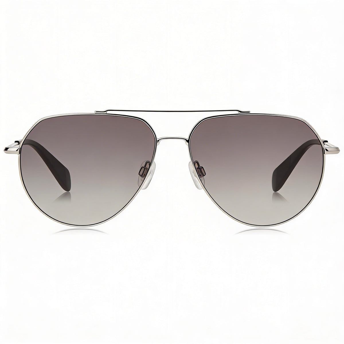 Rag & Bone Modern Palladium Aviator Sunglasses Unisex, 60mm, Photo 2