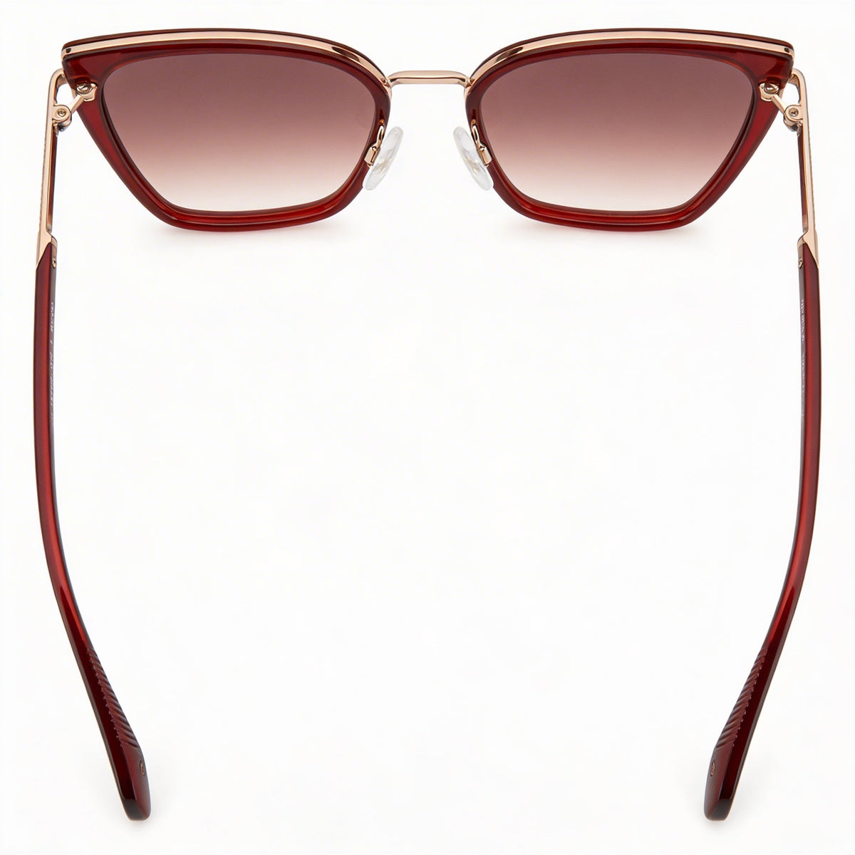 Gafas de sol Rag & Bone modernas para mujer, montura de metal burdeos, protección UV no polarizada, ancho de lente de 56 mm, Photo 2