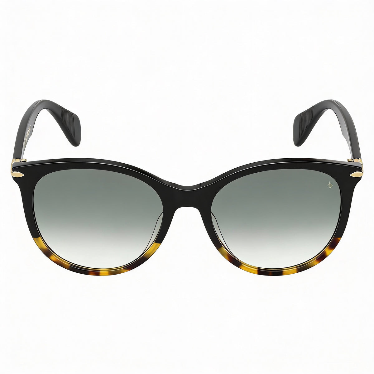 Gafas de sol polarizadas ovaladas negras Rag & Bone Rnb 1020/S para mujer, 54 mm, Photo 2