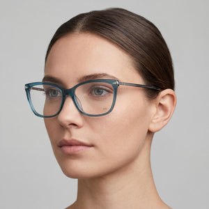 Rag & Bone Rnb 3010 Blue Eyeglasses Women — lifestyle wear, prescription-ready daily wear