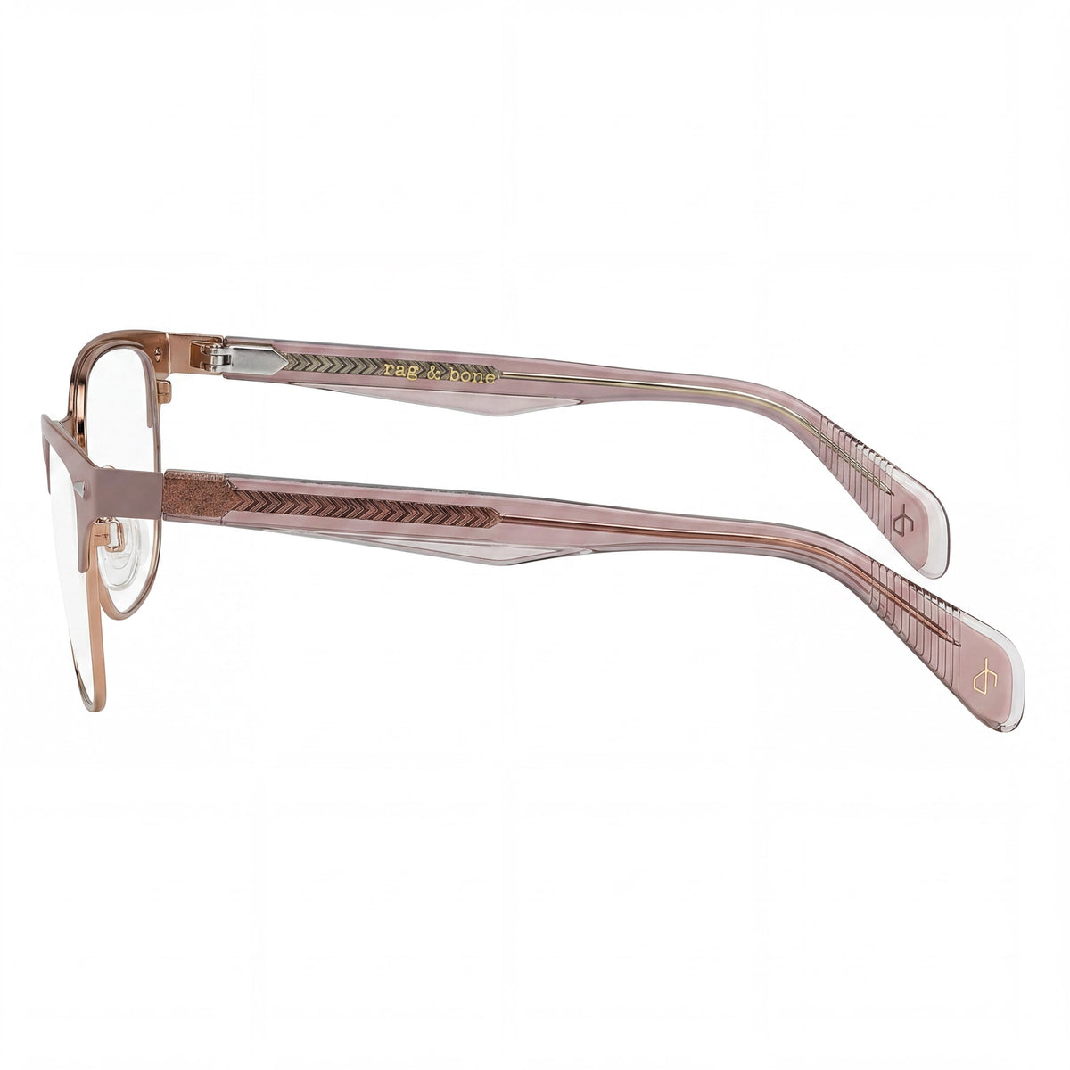 Rag & Bone Rnb 3022 Mud Rectangle Eyeglasses for Women, 51mm, Photo 2