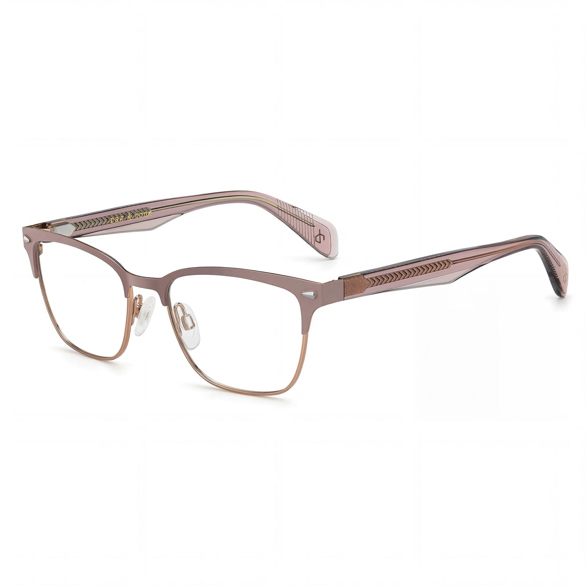 Rag & Bone Rnb 3022 Mud Rectangle Eyeglasses for Women, 51mm, Photo 1