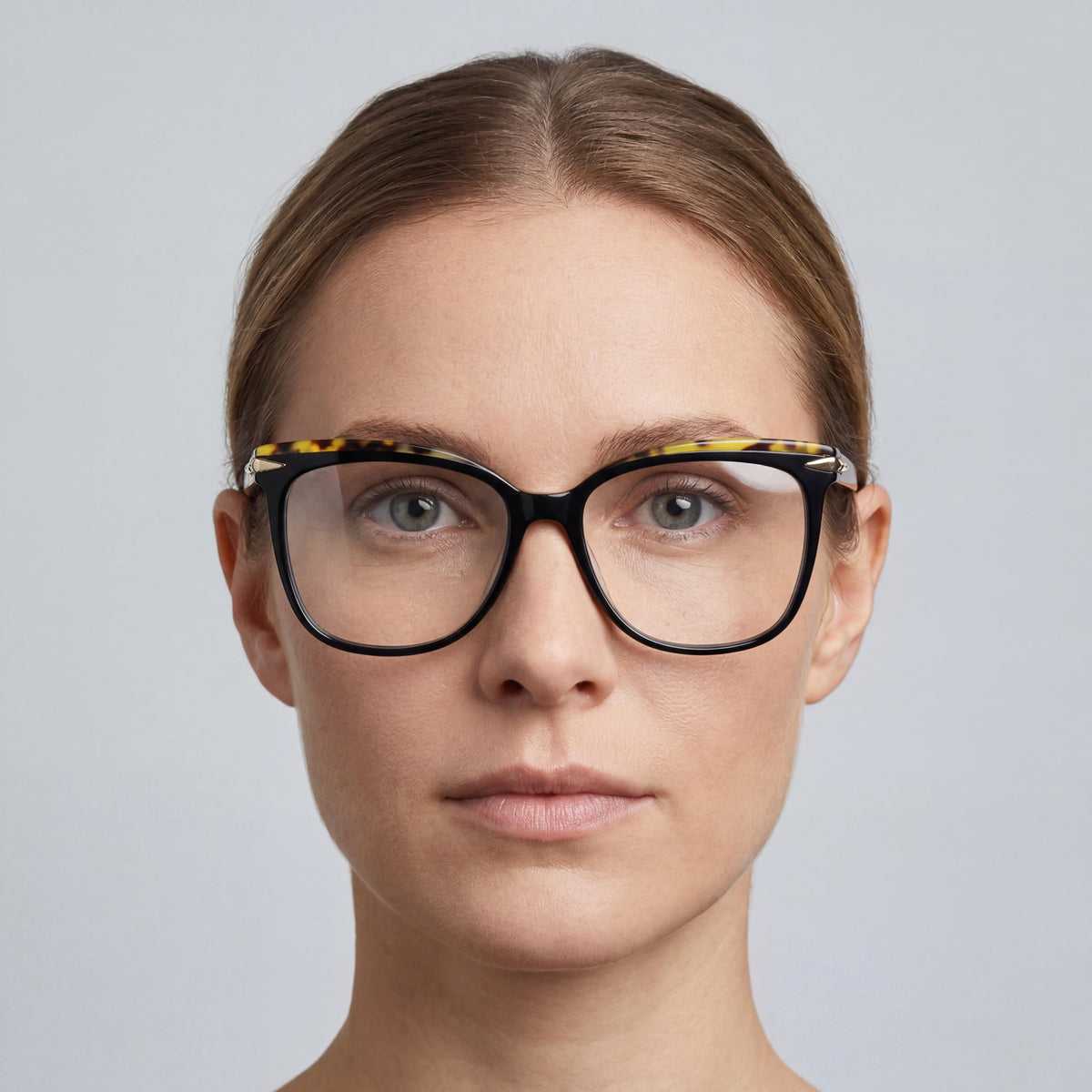 Gafas Rag & Bone Rnb 3024 de metal negro para mujer con lentes de demostración de policarbonato transparentes de 53 mm, Photo 4