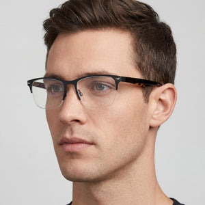 Rag & Bone Rnb 7019 Rectangle Eyeglasses Unisex — interior view, Polycarbonate demo lenses