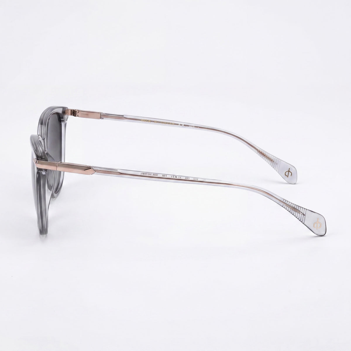 Gafas de sol rag &amp; bone Rnb1035s para mujer, de acetato plástico, color bronce cristal, con lentes degradados grises y protección UV, 55 mm, Photo 3