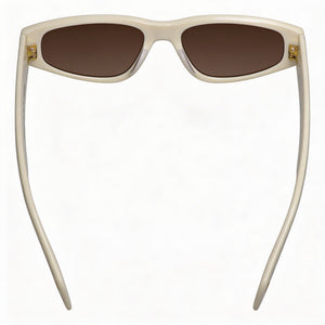 Rag & Bone RNB1047/G/S Cat Eye Sunglasses Women — side view, Non-Polarized Brown lens