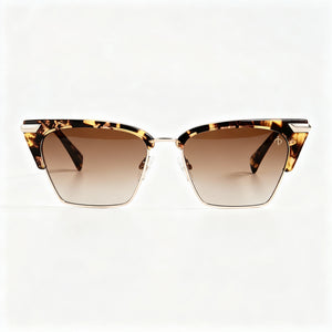 Rag & Bone Rnb1053/S Rectangle Sunglasses for Women — front view, Plastic frame