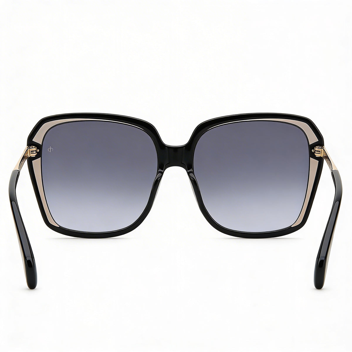 rag & bone Gafas de sol modernas para mujer, montura cuadrada de acetato negro, lentes de policarbonato con protección UV, no polarizadas 57-18-145, Photo 3