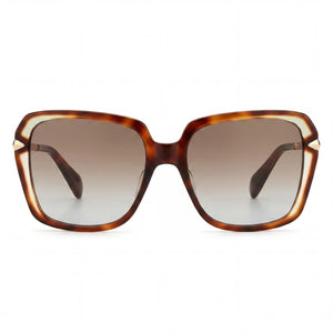 Rag & Bone Rnb1059/g/s Square Sunglasses for Women — front view, Acetate frame