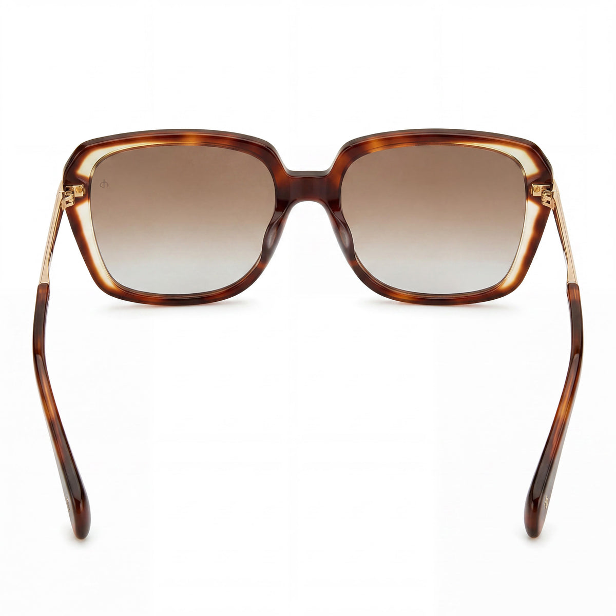Gafas de sol cuadradas modernas de acetato Havana para mujer de Rag & Bone con protección UV 57-18-145, Photo 4