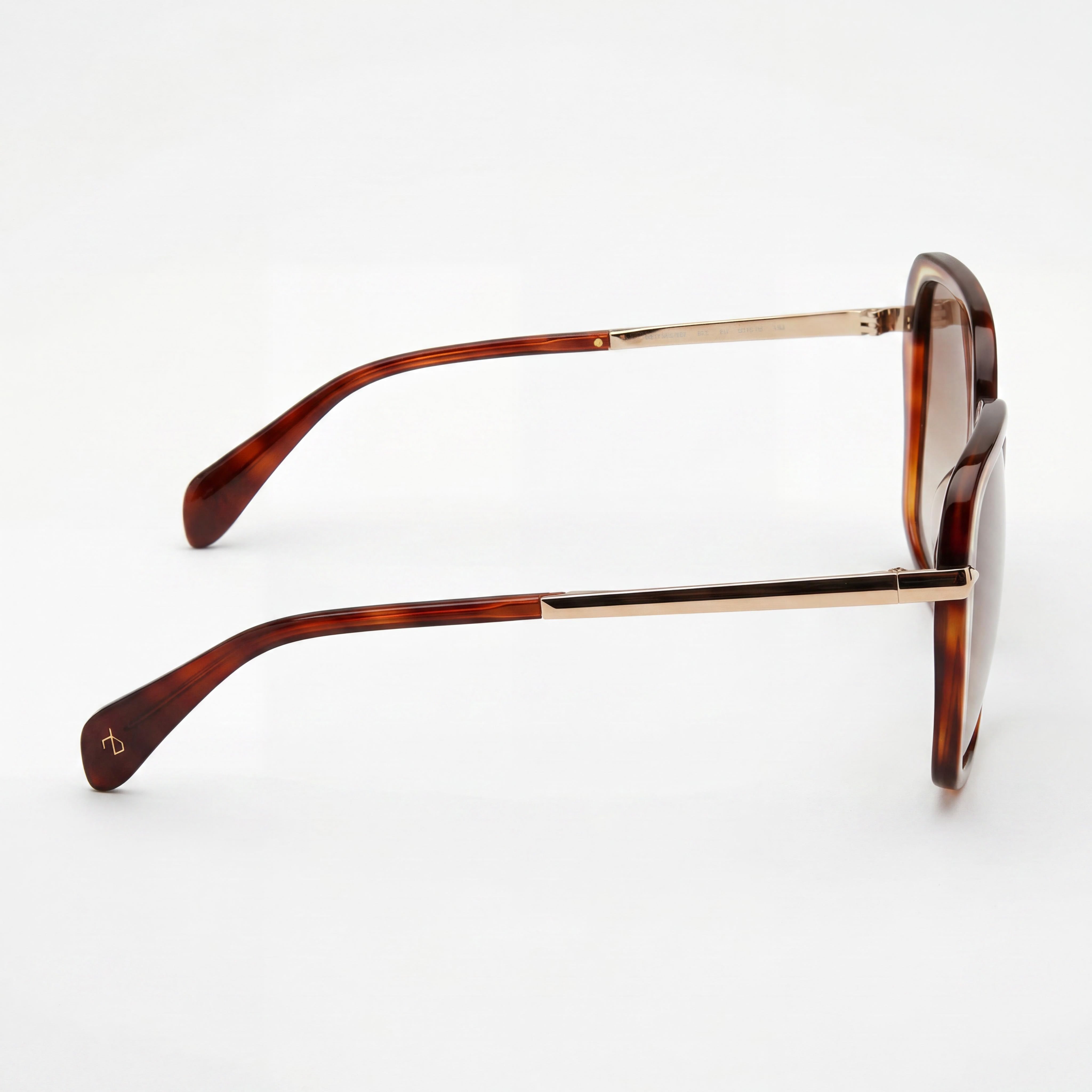 Gafas de sol cuadradas modernas de acetato Havana para mujer de Rag & Bone con protección UV 57-18-145, Photo 3