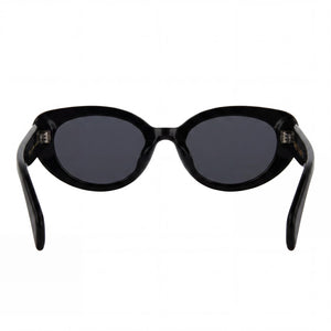 Rag & Bone RNB1061/S Oval Sunglasses for Women — front view, Injected frame