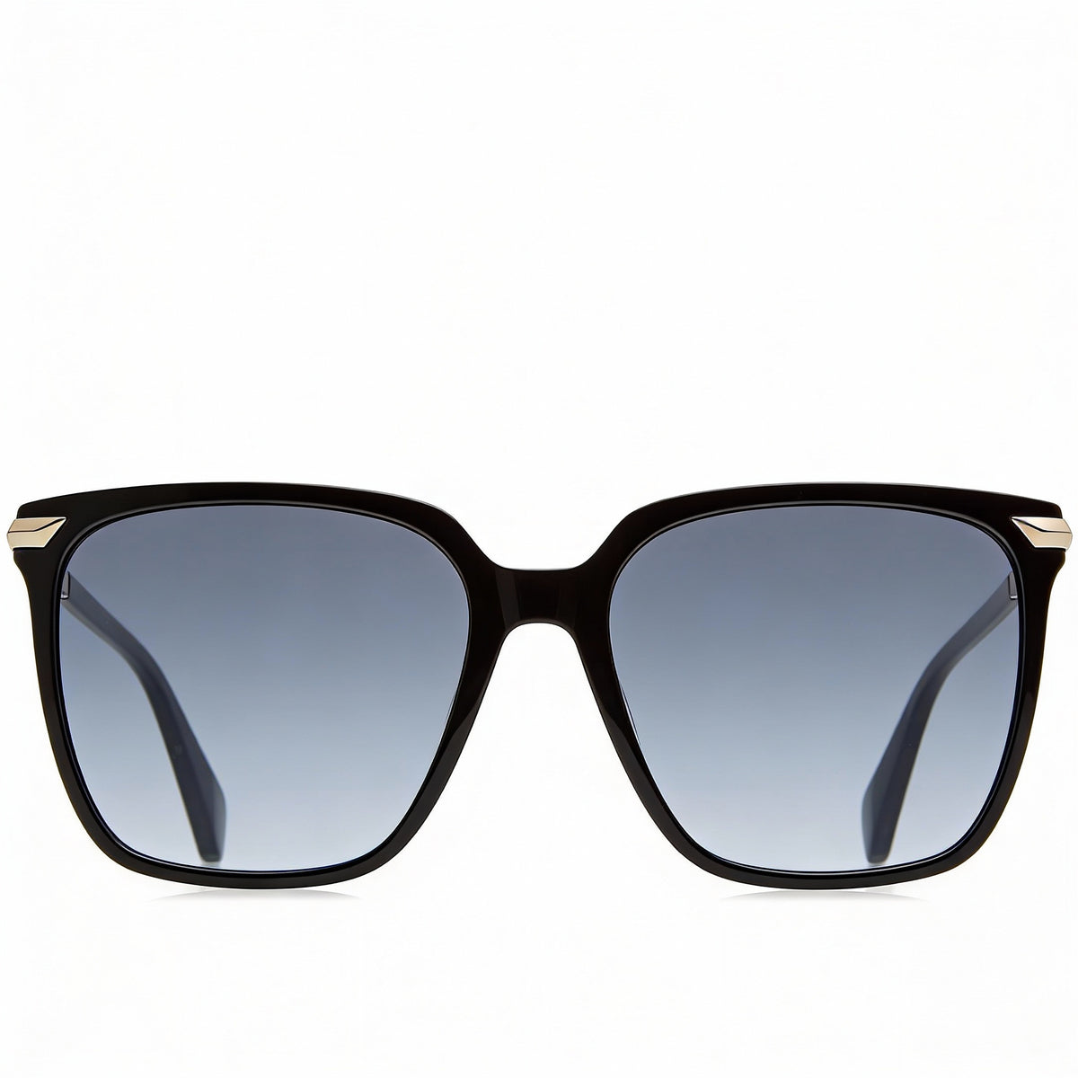 Rag & Bone Rnb1066/s Black Square Sunglasses for Women, 55mm, Photo 2