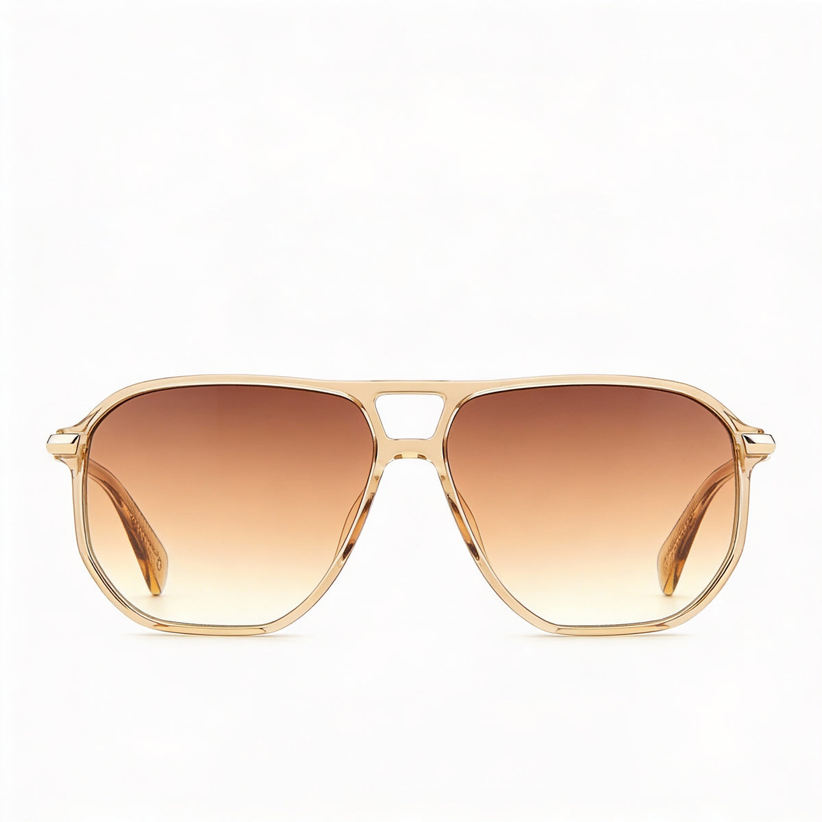 Gafas de sol de aviador beige para mujer Rag & Bone RNB1074/S, 58 mm, Photo 2
