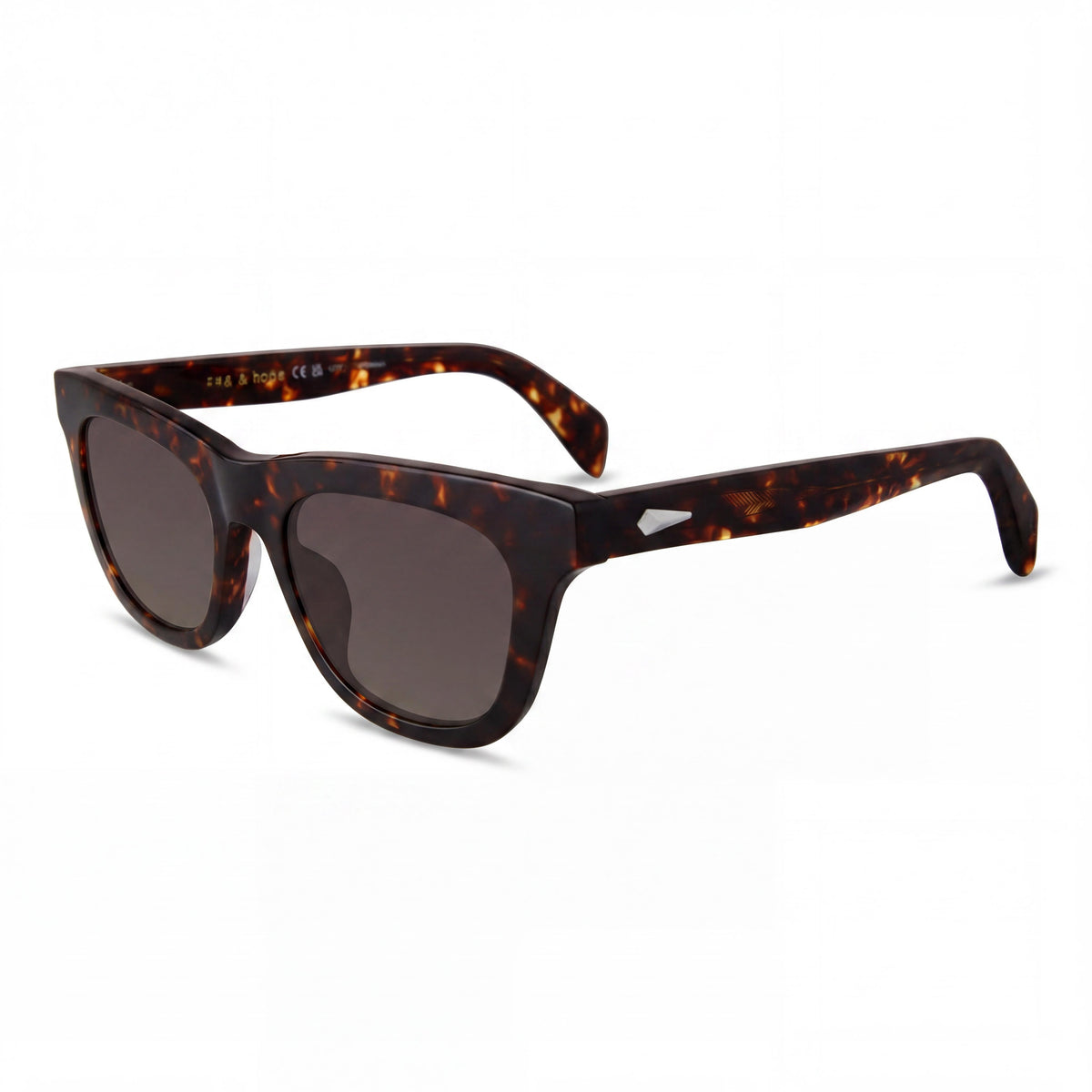 Gafas de sol cuadradas Rag & Bone RNB1086/S Habana para mujer, 52 mm, Photo 1