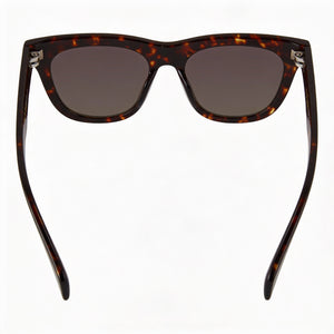 Rag & Bone RNB1086/S Square Sunglasses Women — side view, Non-Polarized Brown Shaded lens