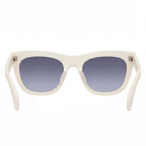 Rag & Bone RNB1086/S Square Sunglasses Unisex — side view, Non-Polarized Dark Grey Shaded lens