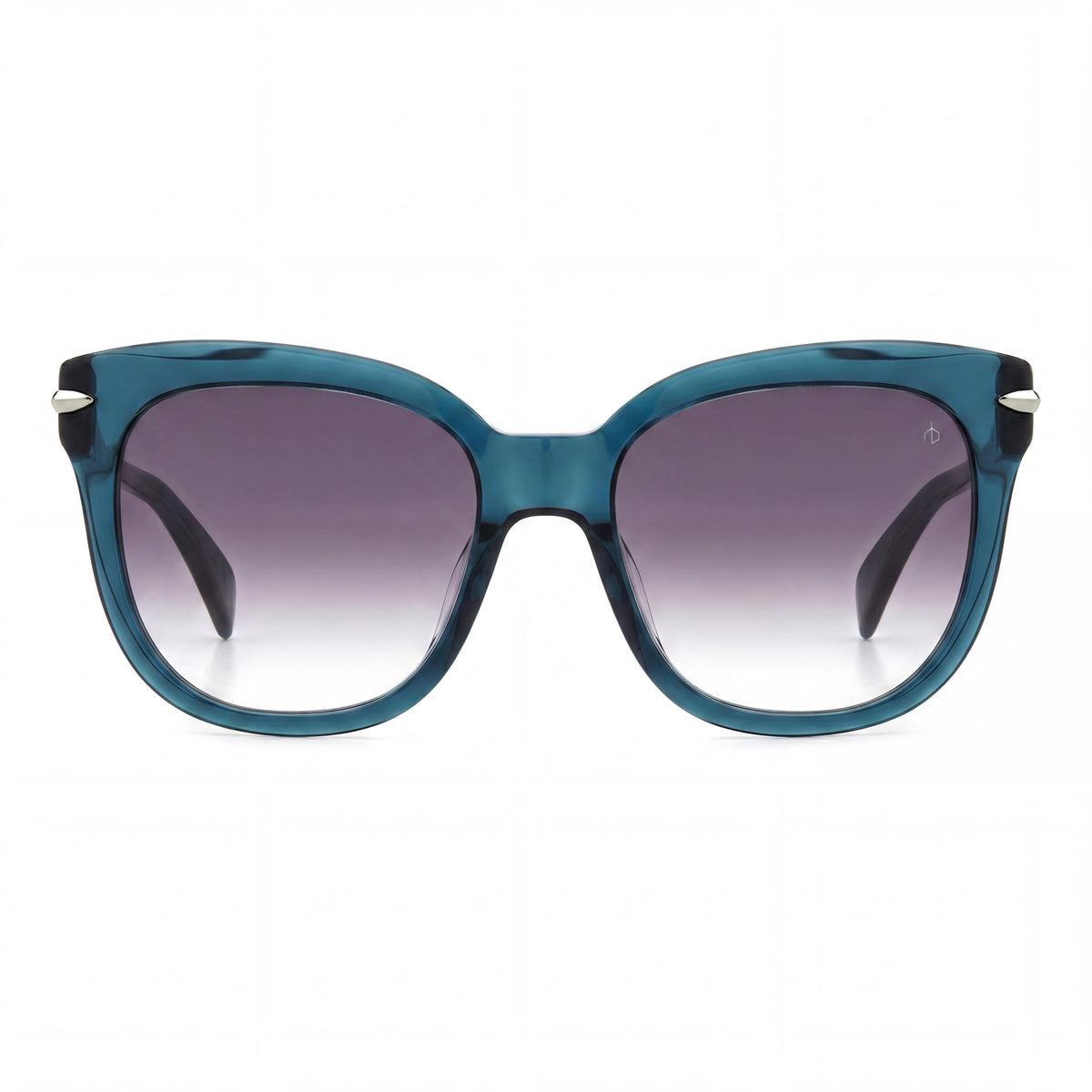 Rag & Bone RNB1088/G/S Green Rectangle Sunglasses for Women, 55mm, Photo 2