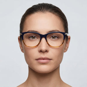 Rag & Bone Rnb3014 Havana Blue Eyeglasses Women — lifestyle wear, library reading and research hours