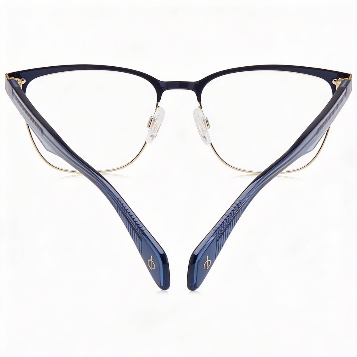 Rag & Bone Rnb3022 Blue Rectangle Eyeglasses for Women, 51mm, Photo 4