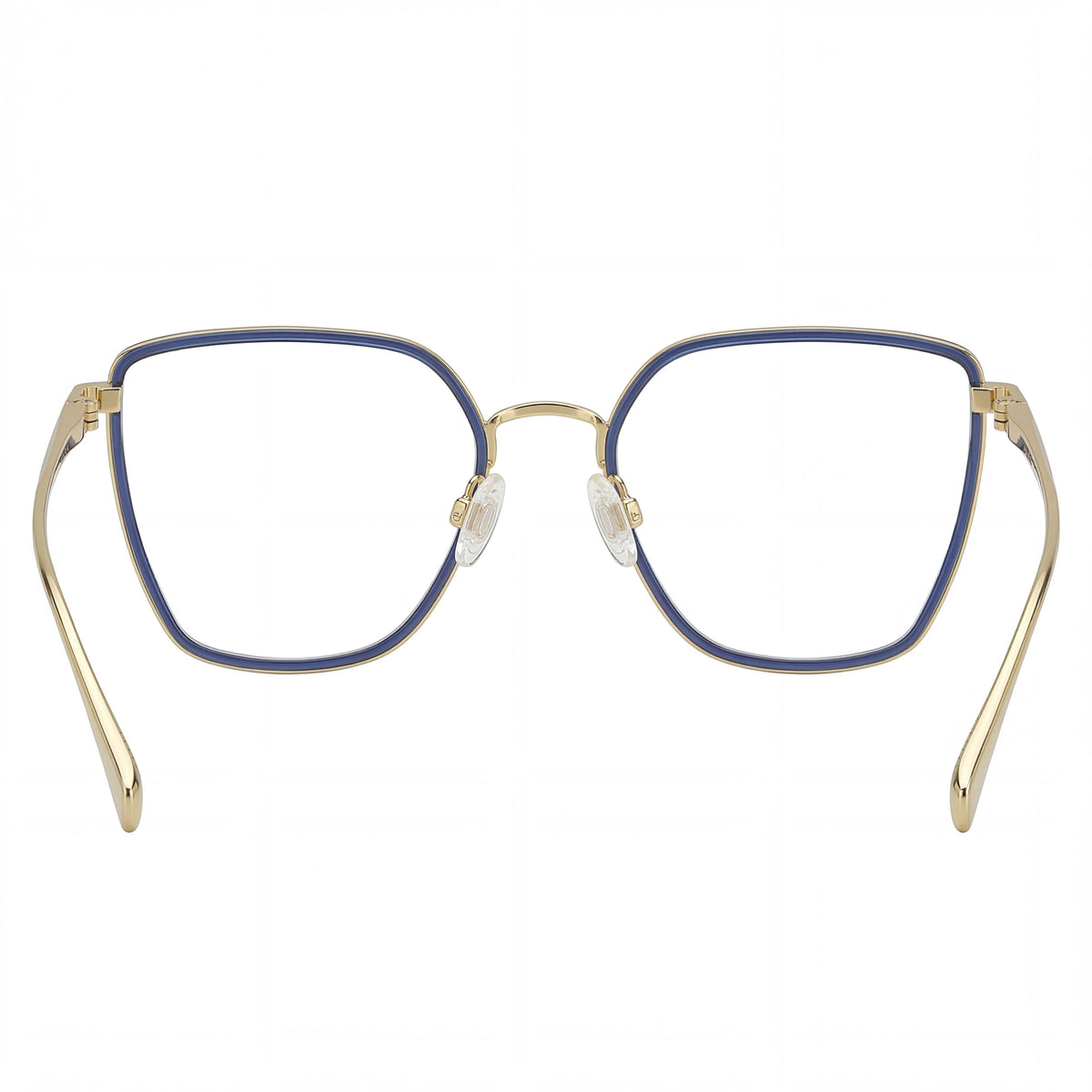 Rag & Bone Rnb3028 Gold Blue Square Eyeglasses for Women, 55mm, Photo 3