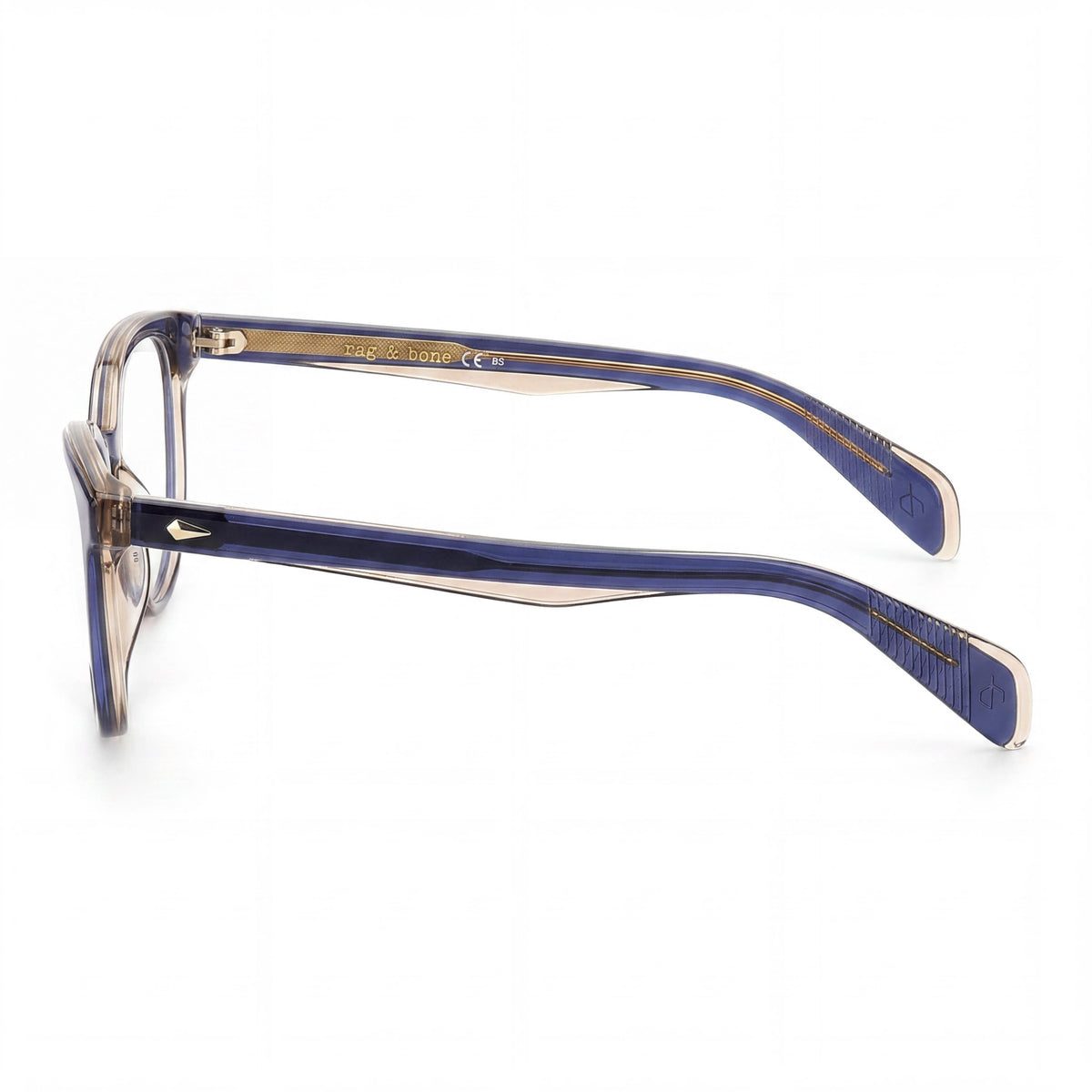 Rag & Bone Rnb3029 Blackuesand Oval Eyeglasses for Women, 50mm, Photo 2
