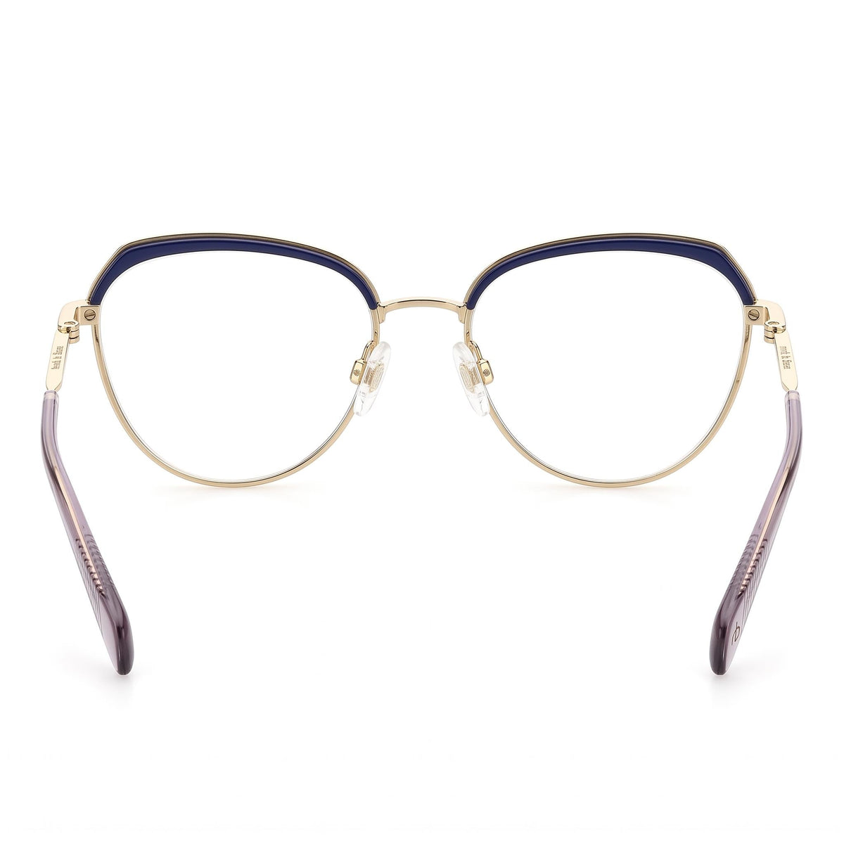 Rag & Bone Rnb3030/G Blue Gold Oval Eyeglasses for Women, Metal 52mm, Photo 3