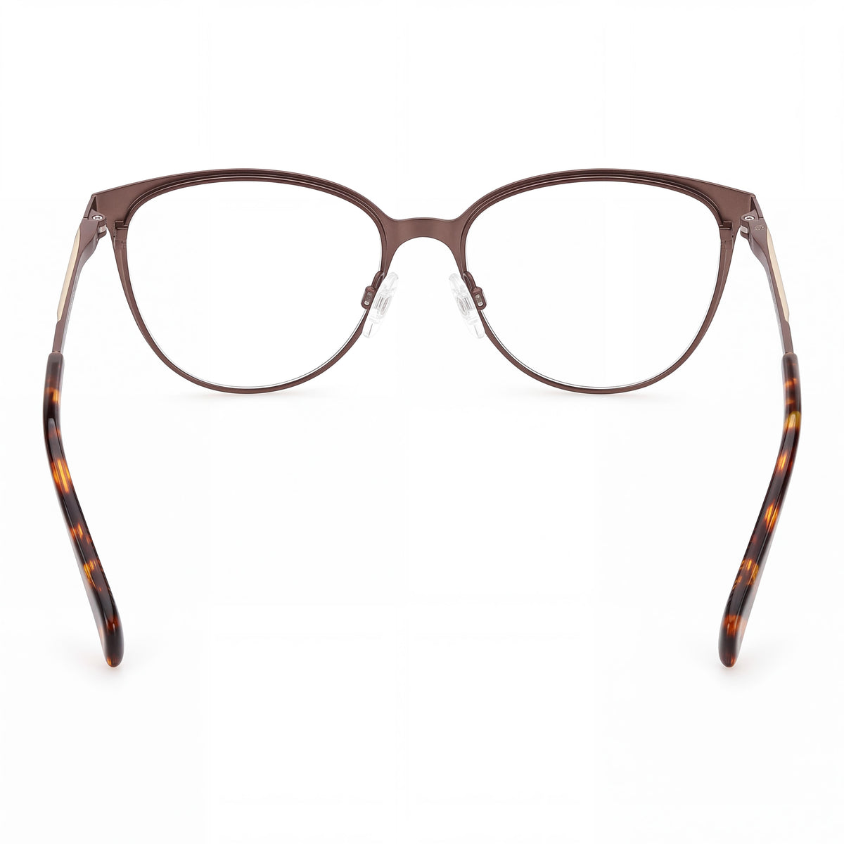 Gafas graduadas para mujer Rag & Bone RNB3032 ojo de gato, dorado y marrón, 54 mm, Photo 4