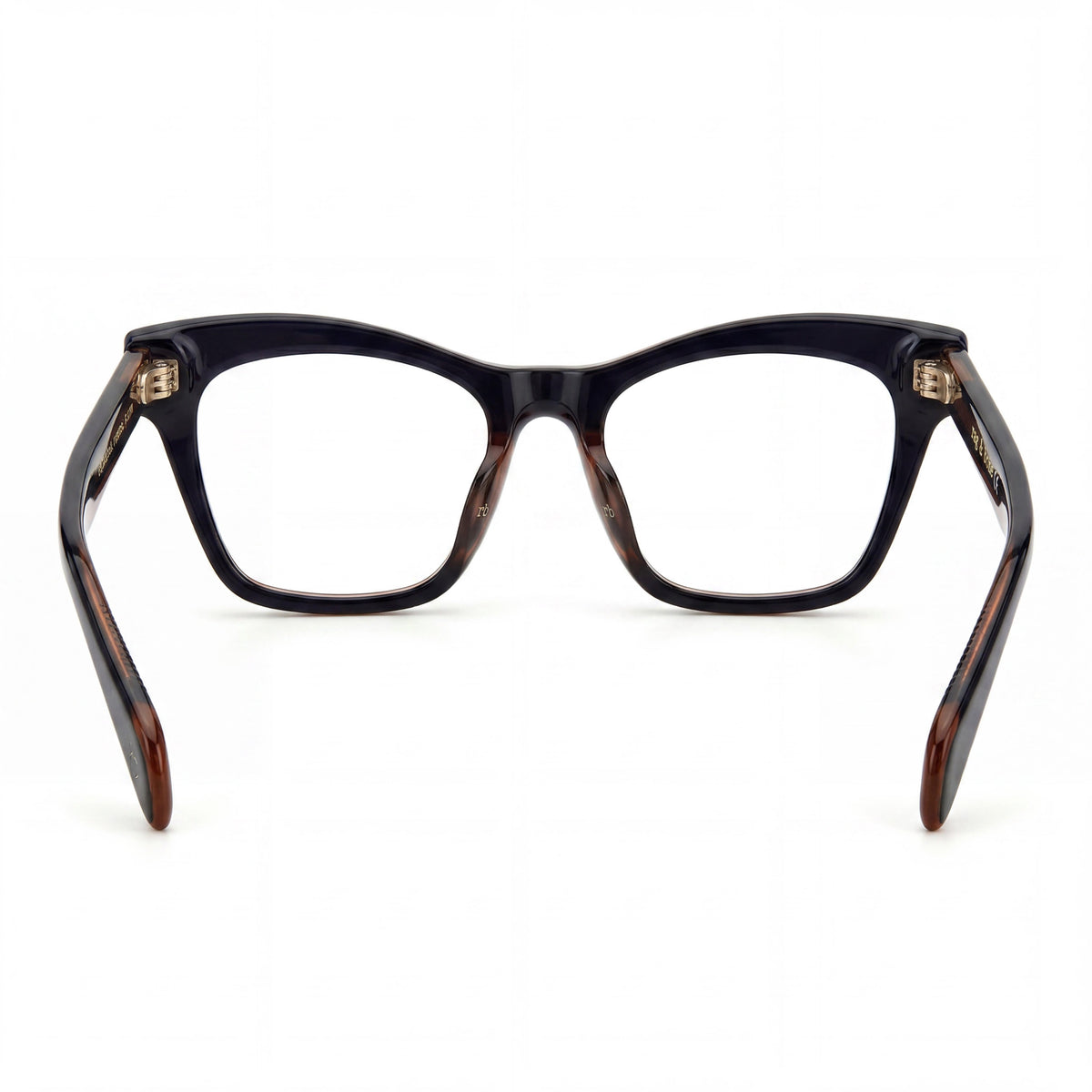 Rag & Bone Rnb3035 Blue Rectangle Eyeglasses Unisex, Plastic 51mm, Photo 2