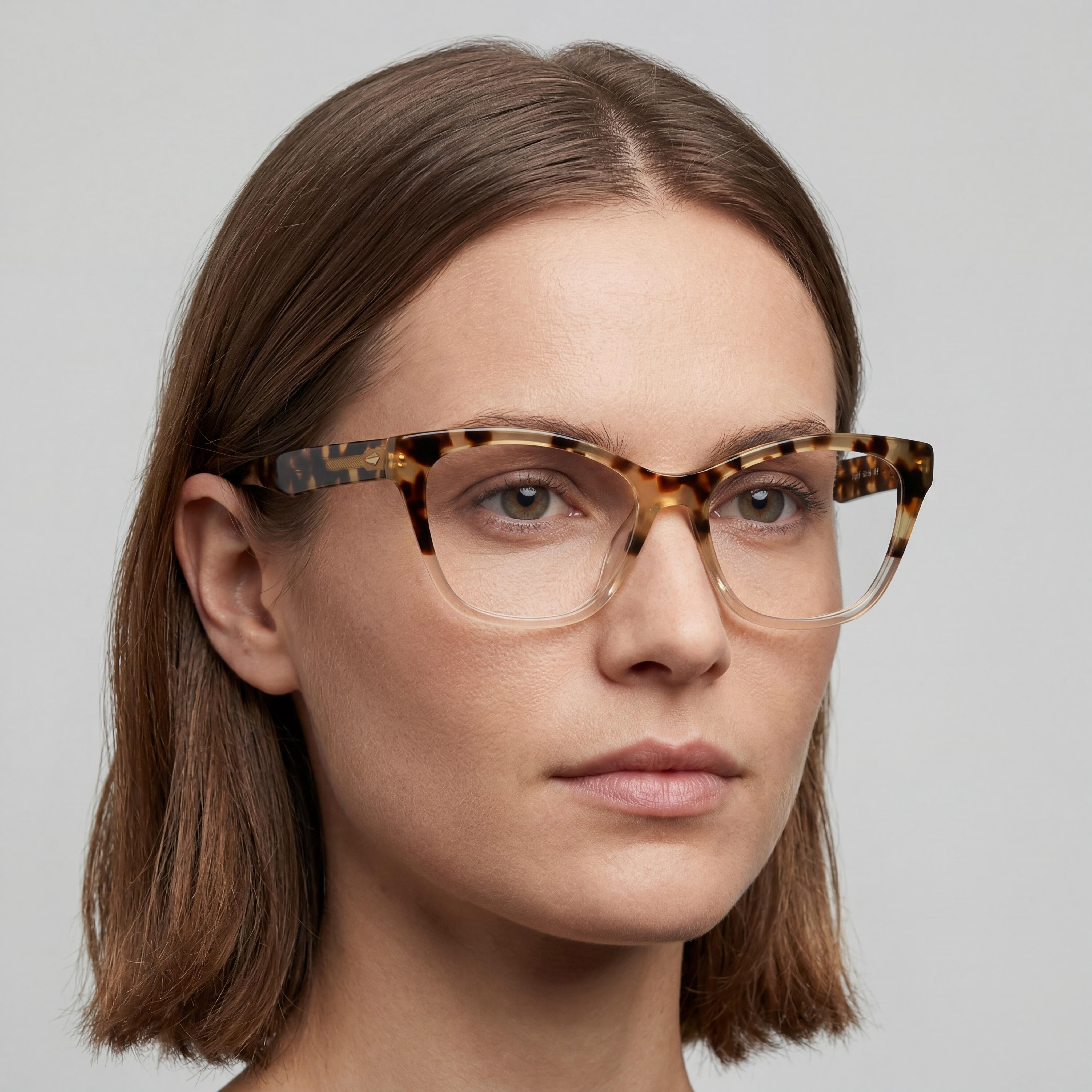 Rag & Bone Rnb3039 Havana Cat Eye Eyeglasses for Women, Injected 52mm, Photo 5