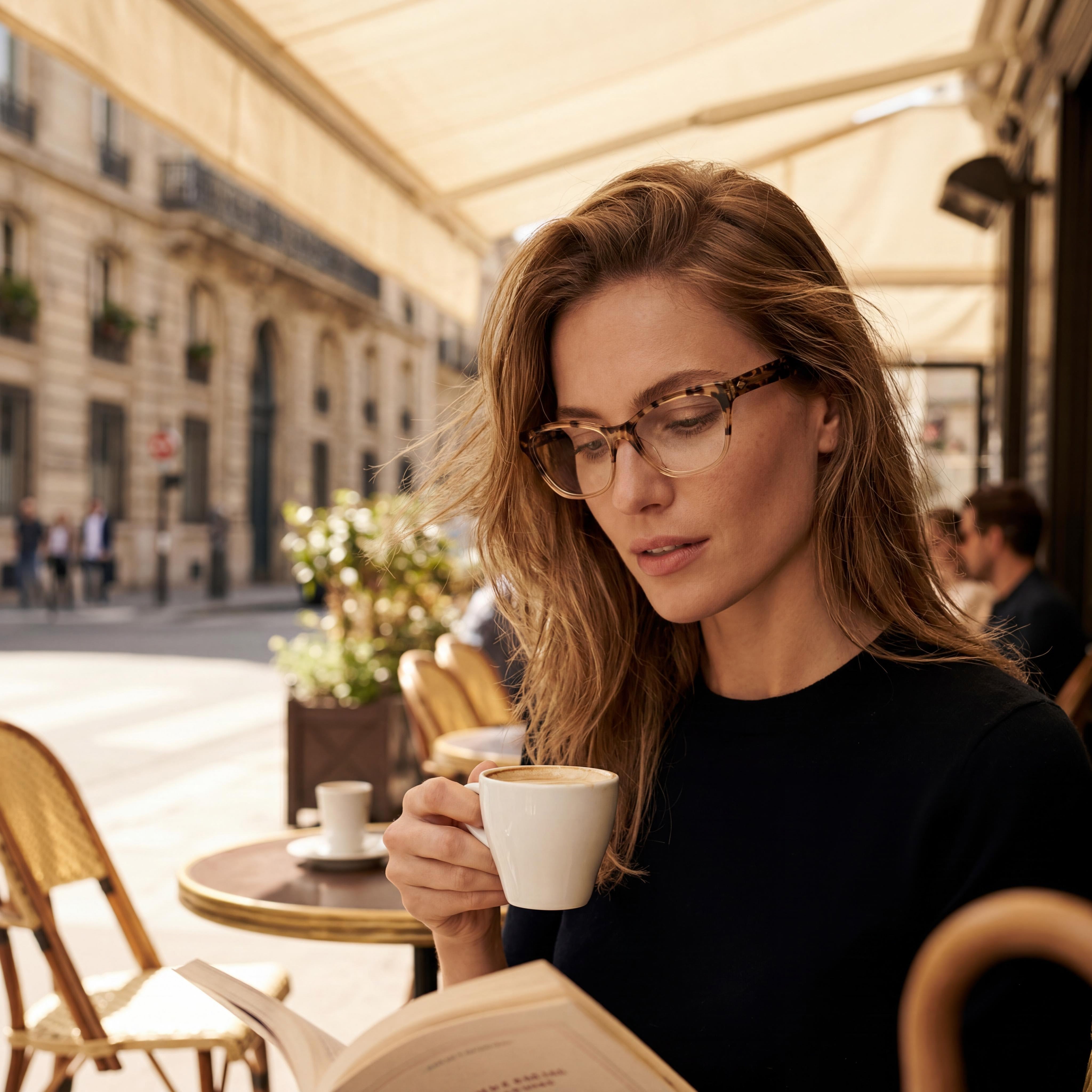 Rag & Bone Rnb3039 Havana Cat Eye Eyeglasses for Women, Injected 52mm, Photo 6