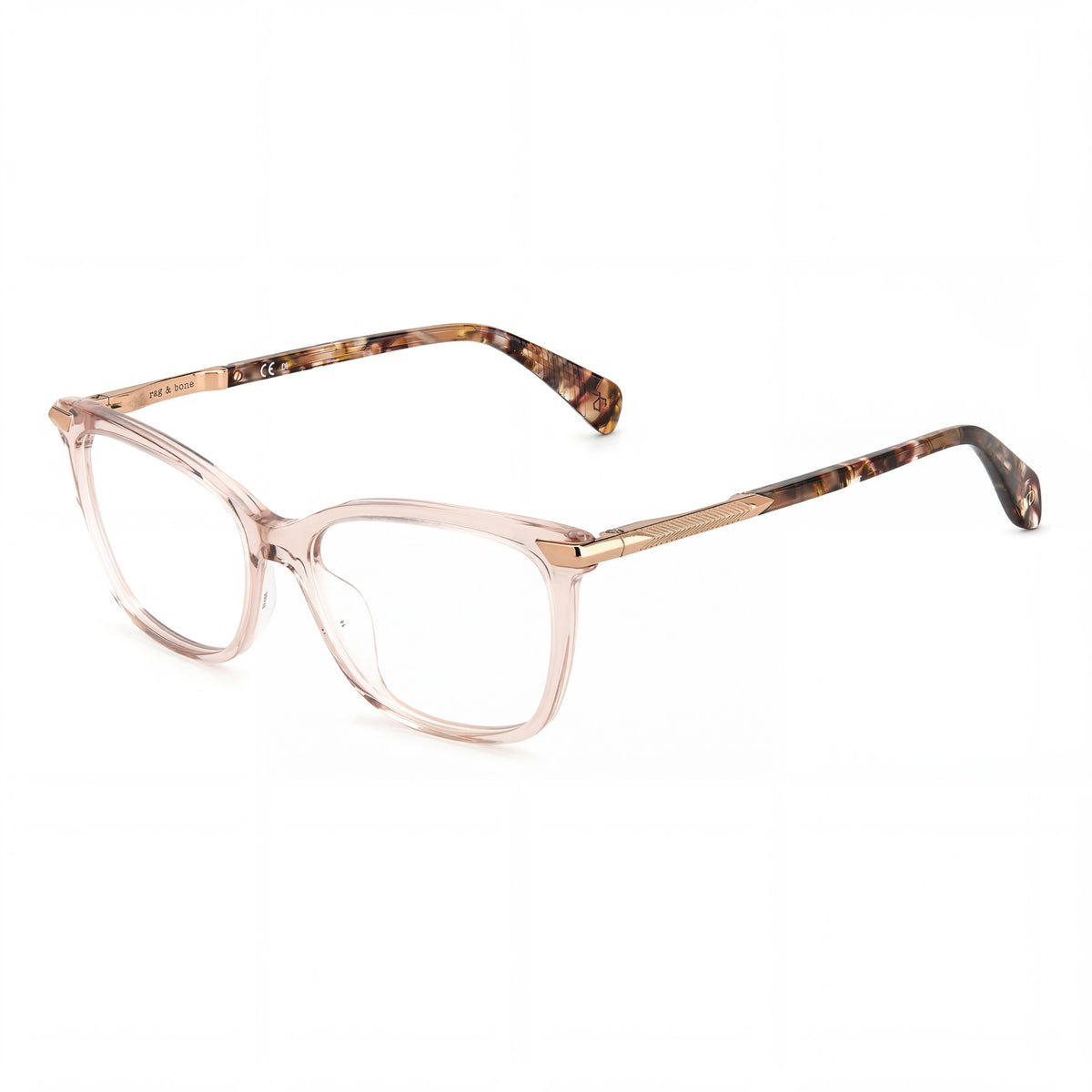 Gafas graduadas rectangulares para mujer Rag & Bone Rnb3050 en color beige, 51 mm, Photo 1