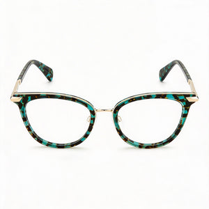 Rag & Bone Rnb3051/g Cat Eye Eyeglasses for Women — front view, Metal